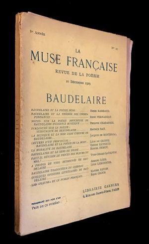 La Muse Française - N°10 - 8ème année (10 décembre 1929) : Baudelaire
