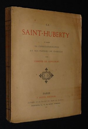 La Saint-Huberty d'après sa correspondance et ses papiers de famille