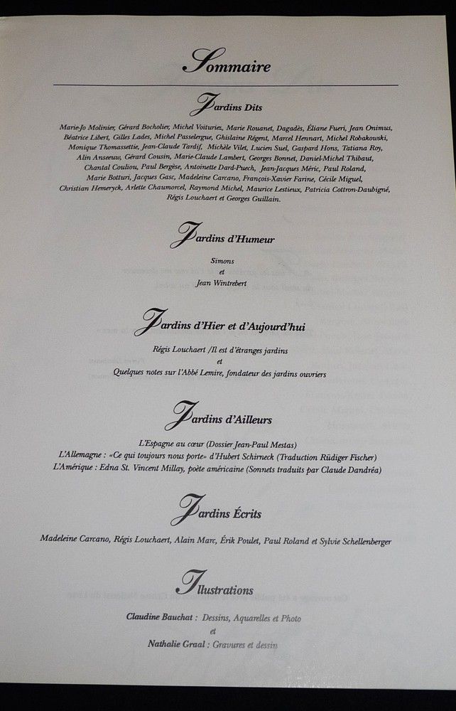 Lieux d'être (n°21) : Jardin(s)