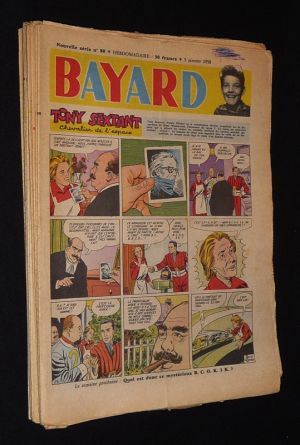 Lot de 14 numéros de la revue "Bayard", 1958
