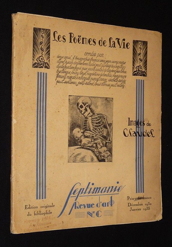 Septimanie (n°100, décembre 1932 - janvier 1933) : Les poëmes de la vie