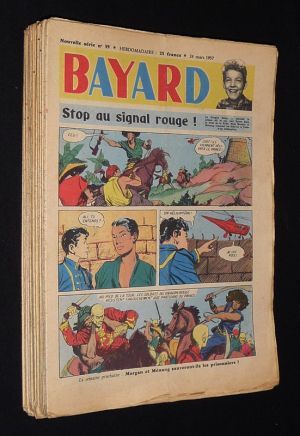 Lot de 28 numéros de la revue "Bayard", mars-décembre 1957