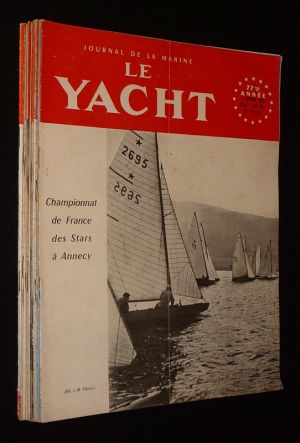 Le Yacht, journal de la marine (lot de 14 numéros, janvier-mai 1954)
