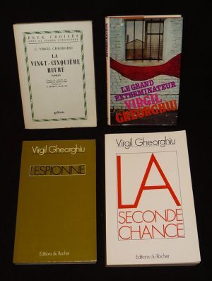 Lot de 4 ouvrages de Virgil Gheorghiu : La Vingt-cinquième heure - Le Grand Exterminateur - L'Espionne - La Seconde Chance (4 volumes)