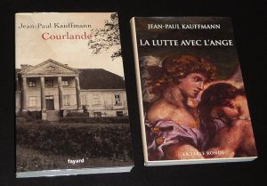 Lot de 2 ouvrages de Jean-Paul Kaufmann : Courlande - La Lutte avec l'ange (3 volumes)