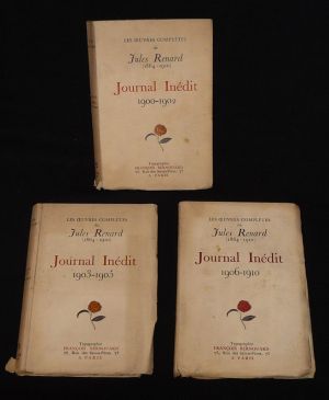 Les Oeuvres complètes de Jules Renard : Journal inédit, Tomes 3 à 5 (3 volumes)