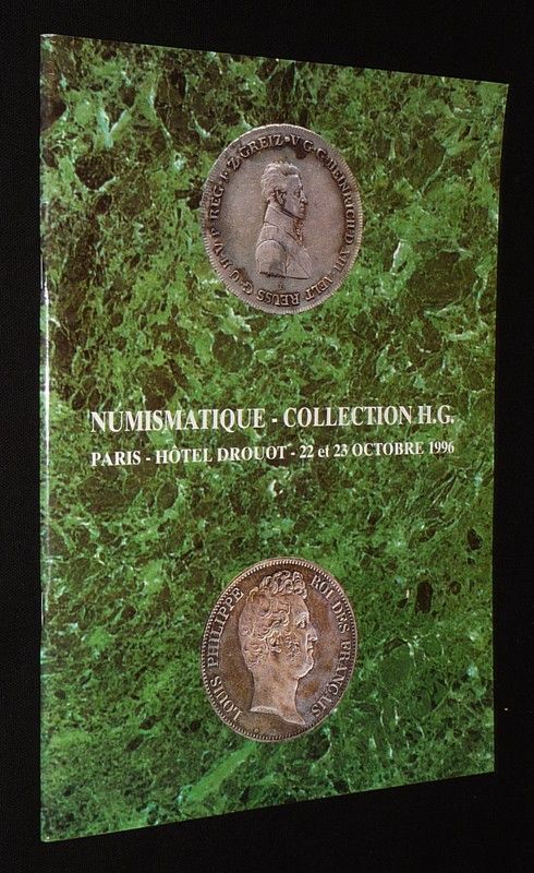 Numismatique : Collection H. G. - Vente du 22-23 octobre 1996, Hôtel Drouot