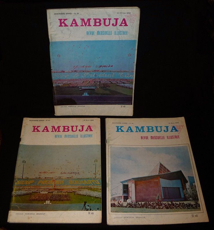 Kambuja (lot de 6 numéros, 1968-1969)