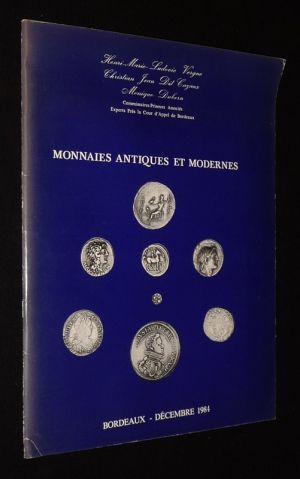 Monnaies antiques et modernes - Vente du 21-22 décembre 1984, Bordeaux