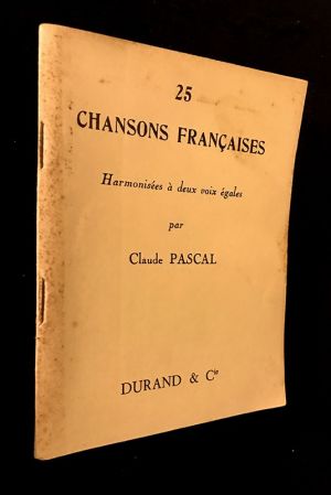 Chansons françaises harmonisés à deux voix égales