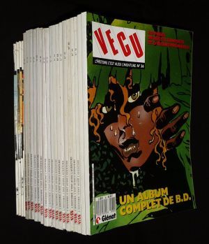 Vécu, du n°36 au n°57, 1989-1993 (lot de 22 numéros)