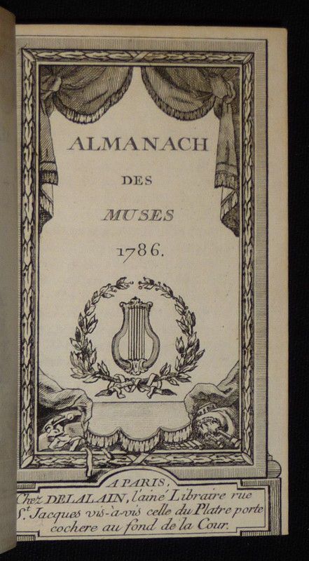 Almanach des Muses, ou choix des poésies fugitives de 1786
