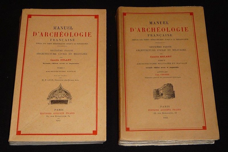 Manuel d'archéologie française (2 volumes)