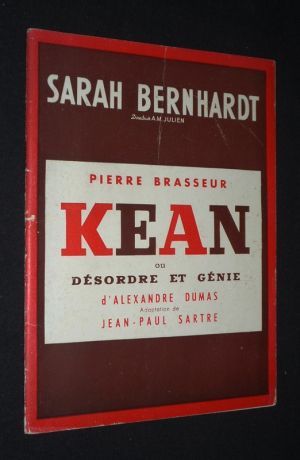 Kean ou désordre et génie - Programme du Théâtre Sarah Bernhardt