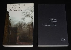 Lot de 2 romans de Philippe Claudel : Le Rapport de Brodeck - Les Ames grises (2 volumes)