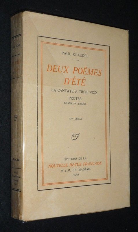 Deux poëmes d'été : La Cantate à trois voix - Protée, drame satyrique