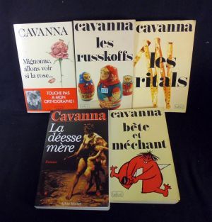 Cavanna (lot de 5 ouvrages)