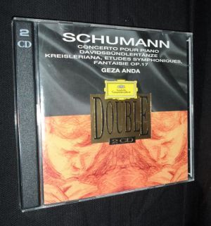 Schumann. Concerto pour piano. Davidsbündlertänze. Kreisleriana. Etudes symphoniques. Fantaisie op.17. Geza Anda (2 CD)