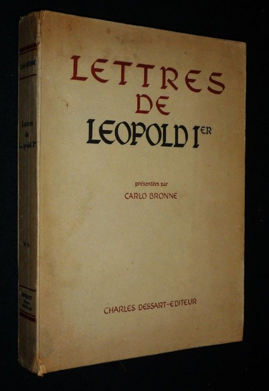 Lettres de Léopold Ier, premier roi des Belges