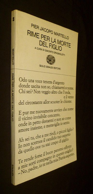 Rime per la morte del figlio