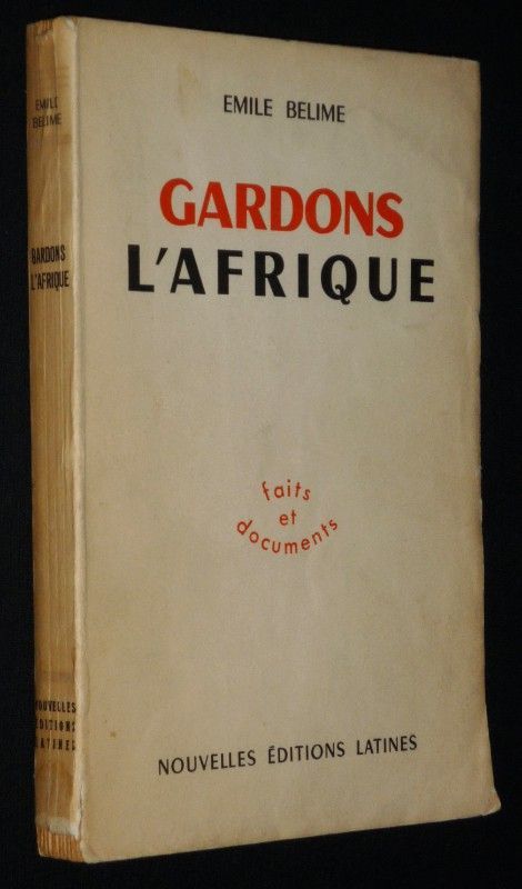 Gardons l'Afrique