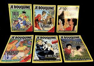 Lot de 18 n° 'Je Bouquine' (n°1/2/34/5/7/9/10/12/14/15/18/19/22/25/26/27/31 - de mars 1984 à septembre 1986)
