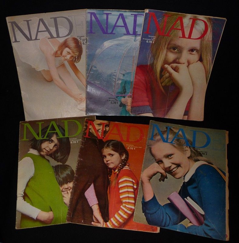 Nade (Bernadette) - Lot de 74 numéros, 1965-1967