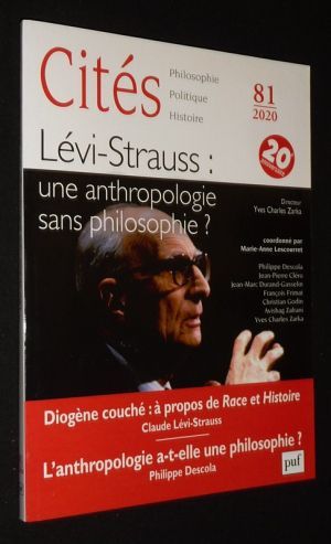 Cités (n°81, 2014) : Lévi-Strauss : une anthropologie sans philosophie