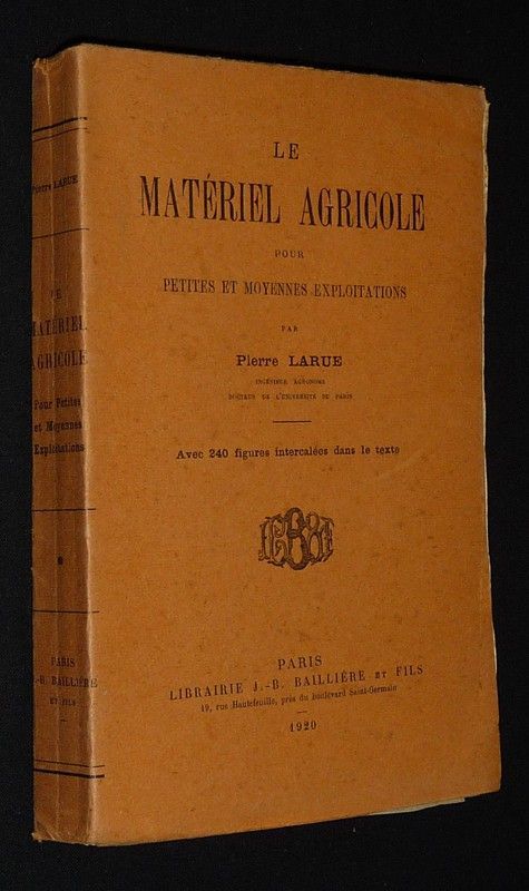Le Matériel agricole pour petites et moyennes exploitations