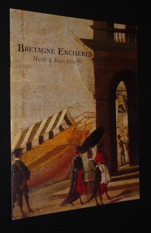 Bretagne Enchères - Vente du 4 mars 2003 : Dessins et tableaux des XVIIe au XIXème siècles - Ecoles bretonnes - Estampes, dessins et tableaux modernes - Sculptures modernes, etc.