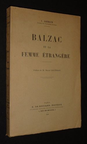Balzac et la femme étrangère