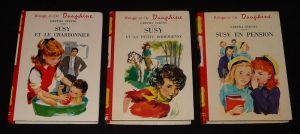 Lot de 3 romans de la série "Susy" :  Susy en pension - Susy et la petite bohémienne - Susy et le charbonnier