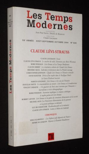Les Temps modernes (n°628, 59e année août-septembre-octobre 2004) : Claude Lévi-Strauss
