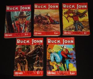 Buck John : n°530, 537, 538, 541, 549 (lot de 5 volumes)