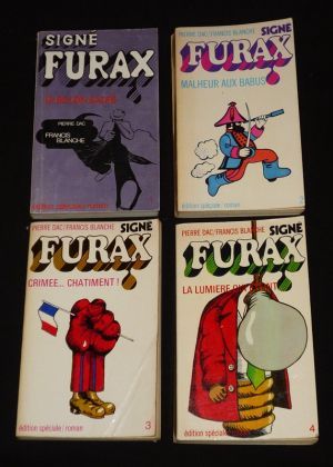 Signé Furax : Le Boudin sacré - Malheur aux Babus - Crimée... Châtiment ! - La Lumière qui éteint (4 volumes)