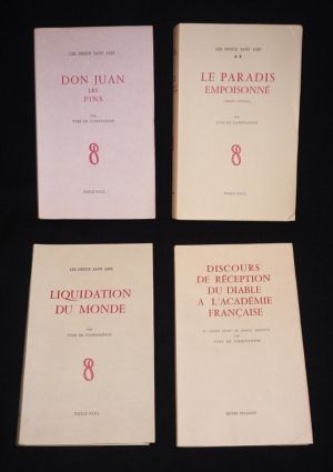 Les Dieux sans âme : Don Juan les-Pins - Le Paradis empoisonné - Liquidation du monde - Discours de réception du Diable à l'Académie française (4 volumes)