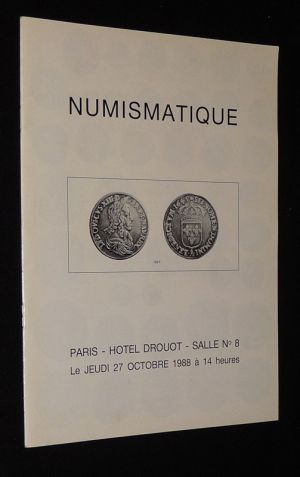 Hôtel Drouot - Vente du 27 octobre 1988 : Numismatique