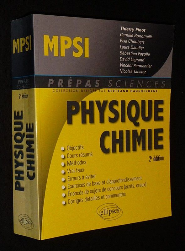 MPSI : Physique - Chimie (Prépas sciences)