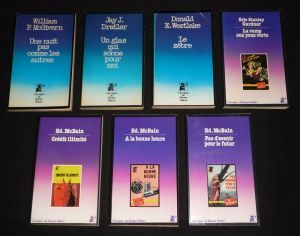 Lot de 7 ouvrages de la collection "Classiques du roman policier" (Presses de la Cité)