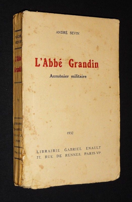 L'Abbé Grandin, aumônier militaire