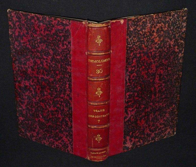 Cours de Code Napoléon, Tome 30 : Traité des contrats ou des obligations conventionnelles en général (Tome 7)