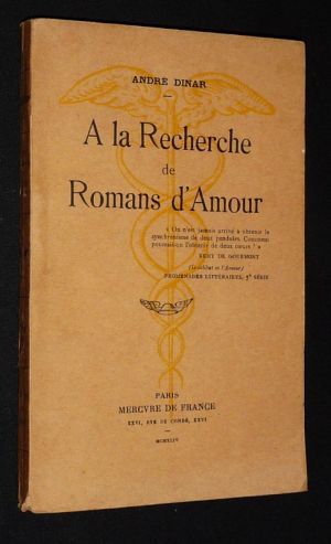 A la recherche de romans d'amour