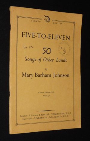 Five-to-Eleven: Fifty Songs of Other Lands