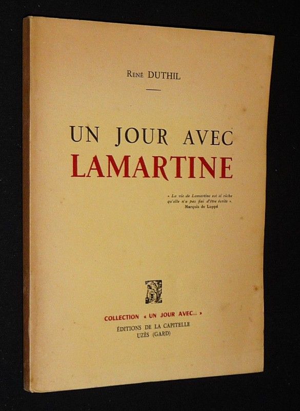 Un Jour avec Lamartine