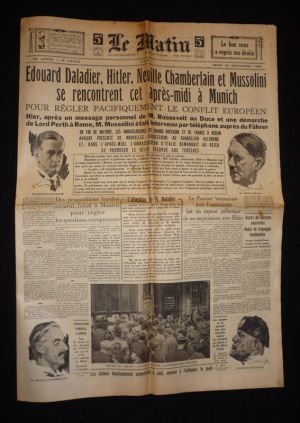 Le Matin (55e année - n°19.912, jeudi 29 septembre 1938)
