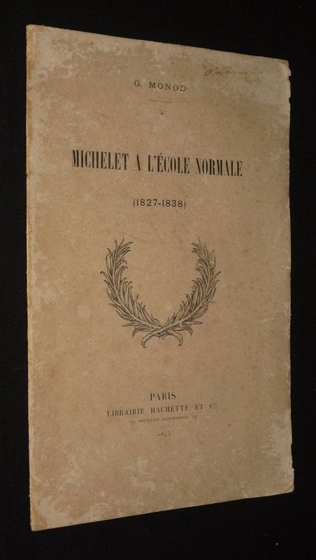 Michelet à l'Ecole Normale (1827-1838)