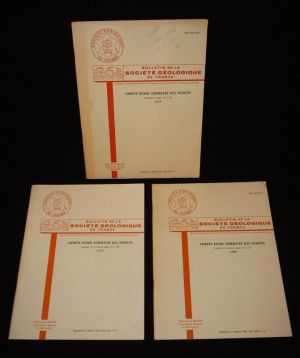 Bulletin de la Société Géologique de France : Compte rendu sommaire des séances, Fascicules 4, 5-6, 6, 1979  (3 volumes)