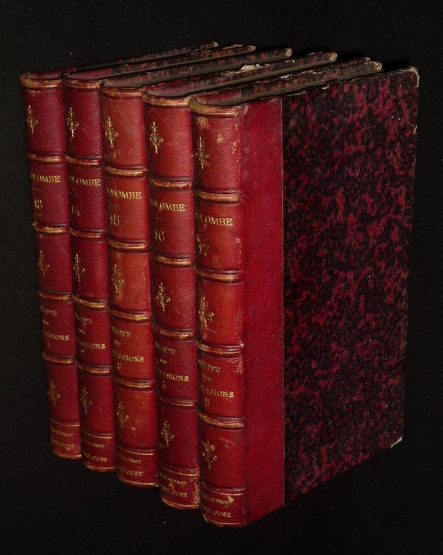 Cours de Code Napoléon, Tomes 13 à 17 : Traité des successions (5 volumes)
