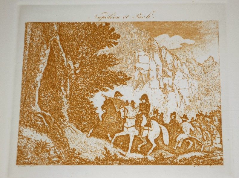 Napoléon et Paoli (reproduction imitant gravure)