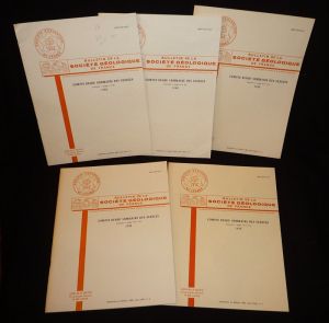 Bulletin de la Société Géologique de France : Compte rendu sommaire des séances, Fascicules 1 à 5, 1980  (5 volumes)